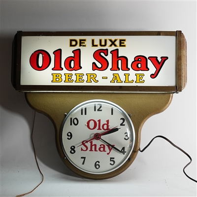 Old Say De Luxe Beer Ale Illuminated Teardrop Clock