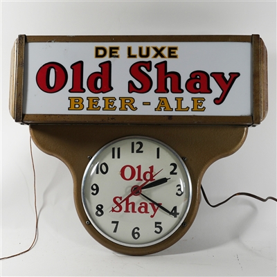 Old Say De Luxe Beer Ale Illuminated Teardrop Clock