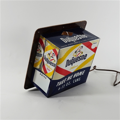 Duquesne Pilsener Take Me Home Illuminated 12 OZ CANS Sign