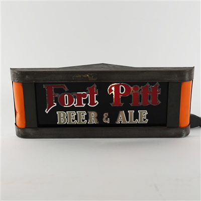 Fort Pitt Beer Ale Celluloid Insert Illuminated Sign