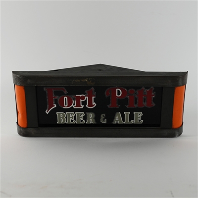 Fort Pitt Beer Ale Celluloid Insert Illuminated Sign