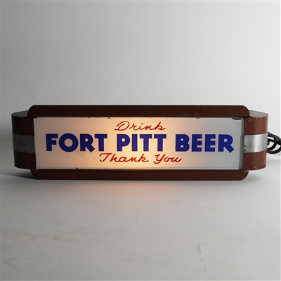 Fort Pitt Beer Drink Than You Illuminated Sign GILLCO