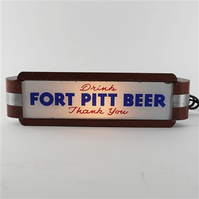 Fort Pitt Beer Drink Than You Illuminated Sign GILLCO