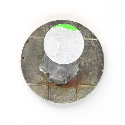 Old Timer Lager Beer 1930s Enameled Tap Knob Insert