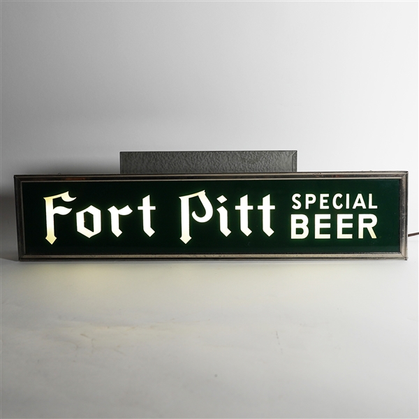 Fort Pitt Special Beer Illuminated FIREBALL Sign