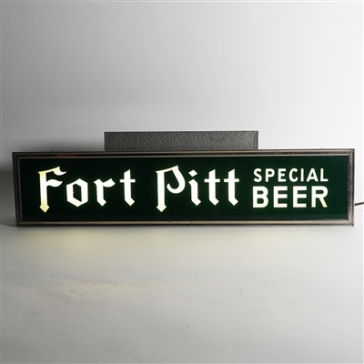Fort Pitt Special Beer Illuminated FIREBALL Sign