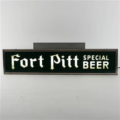 Fort Pitt Special Beer Illuminated FIREBALL Sign