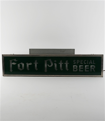 Fort Pitt Special Beer Illuminated FIREBALL Sign