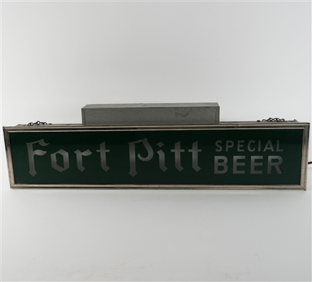 Fort Pitt Special Beer Illuminated FIREBALL Sign
