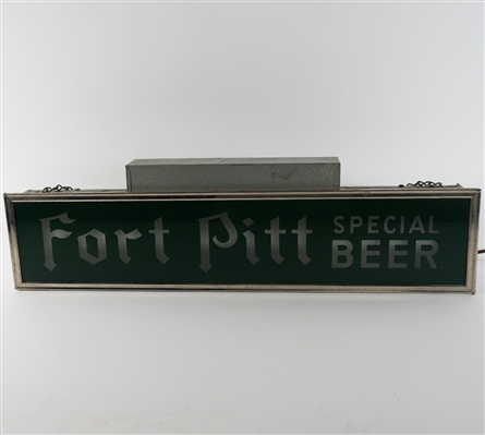 Fort Pitt Special Beer Illuminated FIREBALL Sign