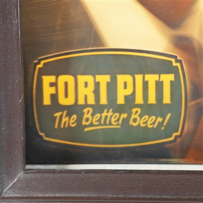 Fort Pitt Better Beer VilaVision Illuminated Sign SCARCE
