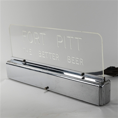 Fort Pitt The Better Beer Illuminated Etched Glass Sign