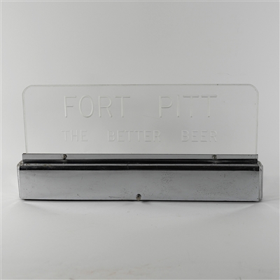 Fort Pitt The Better Beer Illuminated Etched Glass Sign