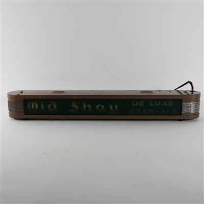 Old Shay De Luxe Beer Fire Ball Illuminated Sign SCARCE