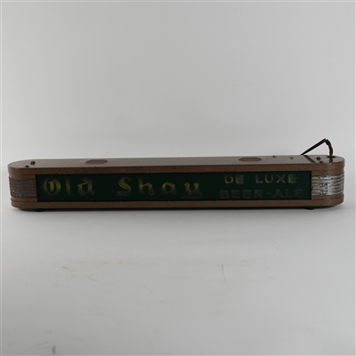 Old Shay De Luxe Beer Fire Ball Illuminated Sign SCARCE