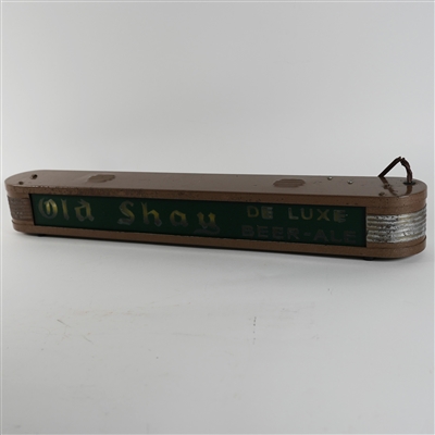 Old Shay De Luxe Beer Fire Ball Illuminated Sign SCARCE