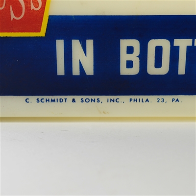 Schmidts Of Philadelphia Beer Ale In Bottles Or Cans Illuminated Sign