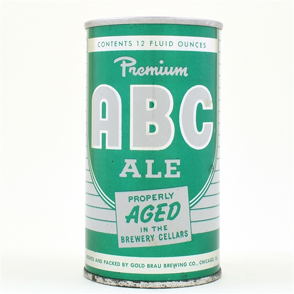 ABC Ale Ring Pull U-tab GOLD BRAU 32-1 SCARCELY CLEAN FL BO