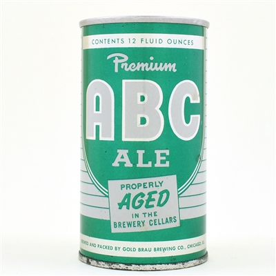 ABC Ale Ring Pull U-tab GOLD BRAU 32-1 SCARCELY CLEAN FL BO