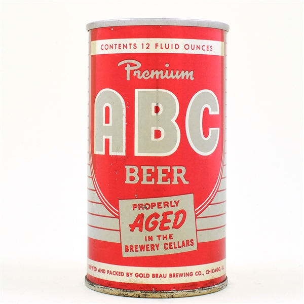 ABC Beer Pull Tab GOLD BRAU METALLIC CCC 32-3