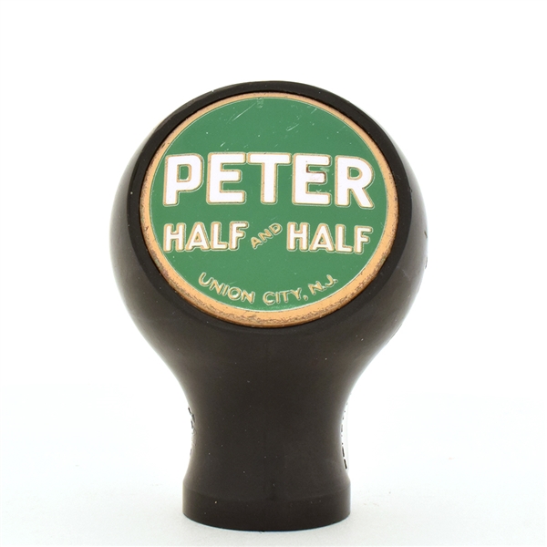 Peter Half and Half 1930s Enameled Ball Tap Knob ULTRA RARE