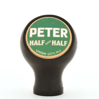 Peter Half and Half 1930s Enameled Ball Tap Knob ULTRA RARE
