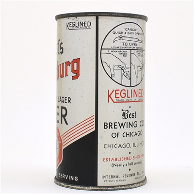 Bests Hapsburg Beer Instructional Flat Top 80-16 OI 104