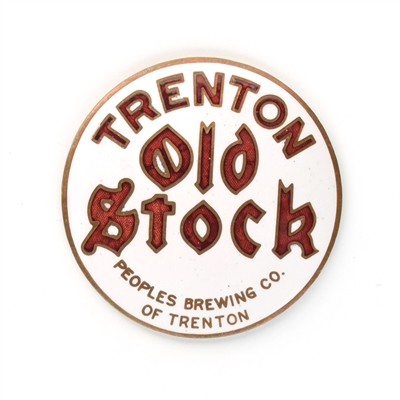 Trenton Old Stock 1940s Enameled Tap Knob Insert