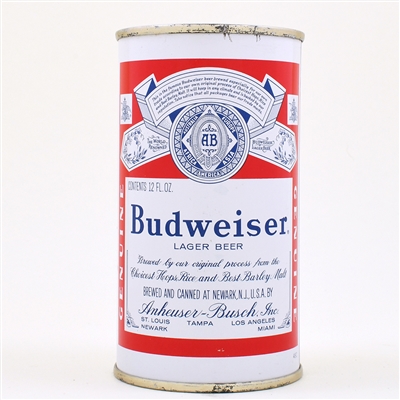 Budweiser Beer Flat Top NEWARK 5 CITIES 44-34 MINTY