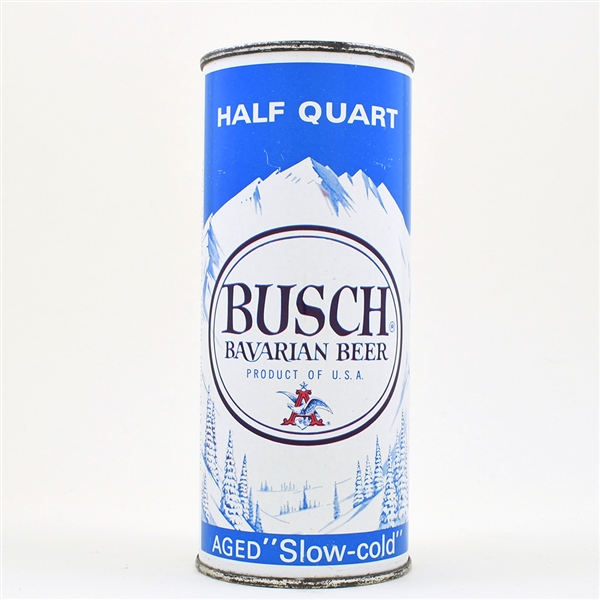 Busch Bavarian Beer 16 ounce Flat Top SLOW COLD ST LOUIS 227-16 VERY TOUGH