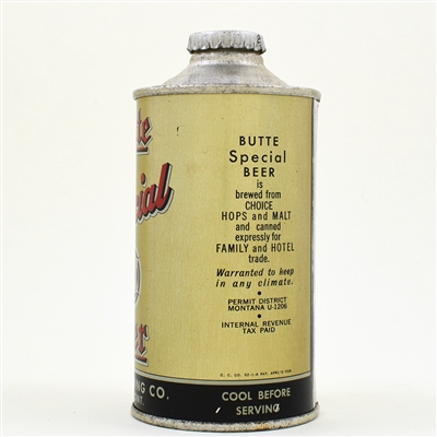 Butte Special Beer Cone Top 156-7 STUNNING