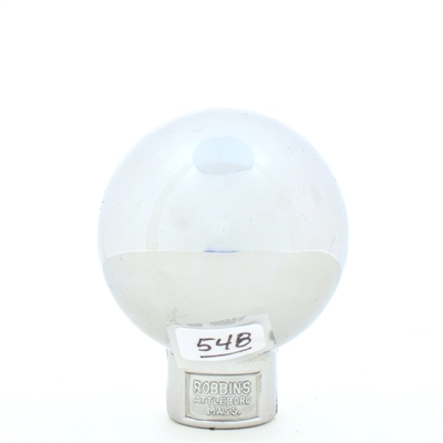 Yusay Pilsen Beer 1940s Enameled Chrome Ball Tap Knob