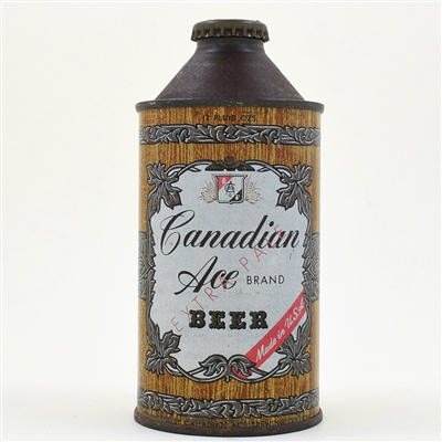 Canadian Ace Beer Cone Top NON-IRTP 156-13
