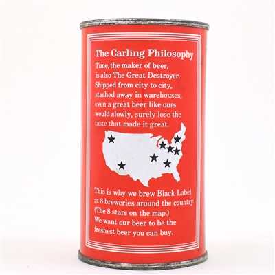 Carling Philosophy 8 USA Breweries BANK Top OUTSTANDING