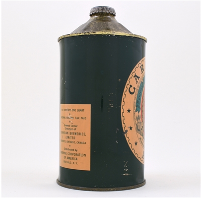 Carlings Ale Quart Cone Top 205-7 RARE A TOP EXAMPLE