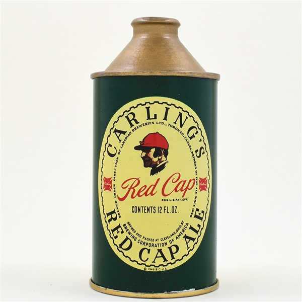 Carlings Red Cap Ale Cone Top 156-28