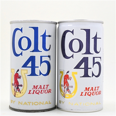 Colt 45 Malt Lager Liquor Stout Pull Tabs Lot of 6 Different BALTIMORE