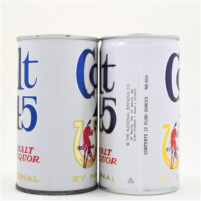 Colt 45 Malt Lager Liquor Stout Pull Tabs Lot of 6 Different BALTIMORE