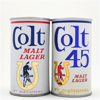 Colt 45 Malt Lager Liquor Stout Pull Tabs Lot of 6 Different BALTIMORE