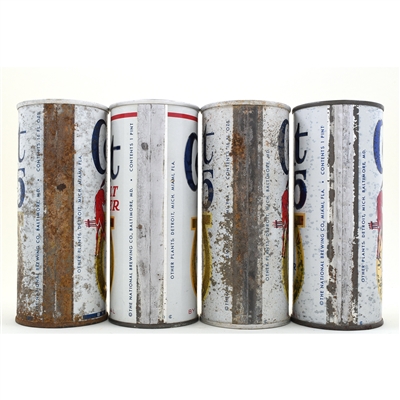 Colt 45 Malt Lager-Liquor Pints Lot of 4 Different