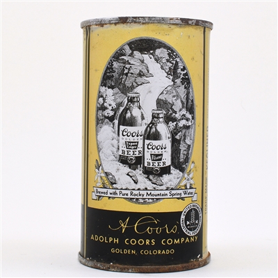 Coors Beer Flat Top WATERFALL 51-17