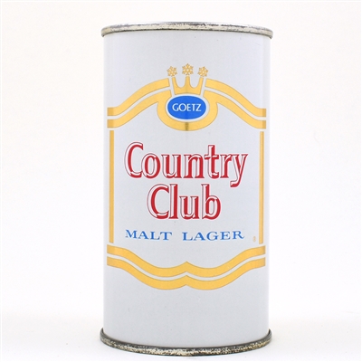 Country Club Malt Lager Flat Top GOETZ 51-37 MINTY