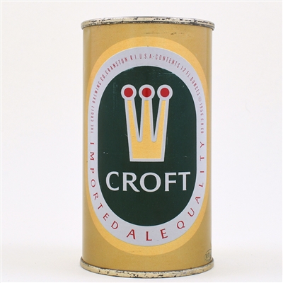 Croft Ale Flat Top SATIN ENAMEL GOLD 52-35 OUTSTANDING