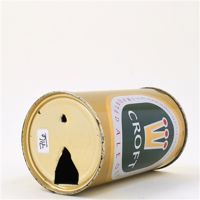 Croft Ale Flat Top SATIN ENAMEL GOLD 52-35 OUTSTANDING