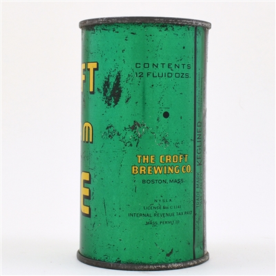 Croft Cream Ale Flat Top NON-OI 52-18