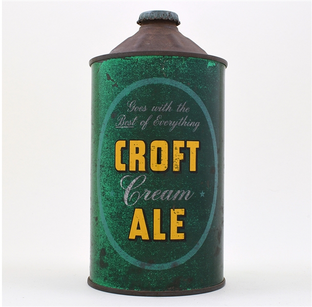 Croft Cream Ale Quart Cone Top IRTP 206-7