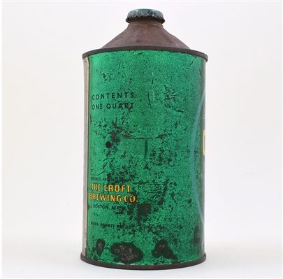 Croft Cream Ale Quart Cone Top IRTP 206-7