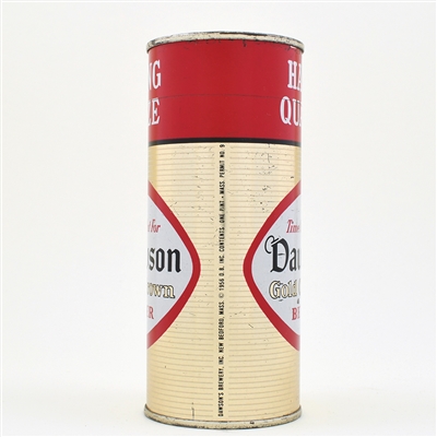 Dawson Gold Crown Beer 16 Ounce Flat Top 228-8 SHARP