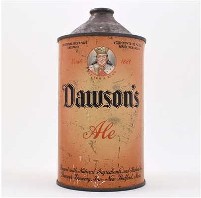 Dawsons Ale Quart Cone Top 206-13