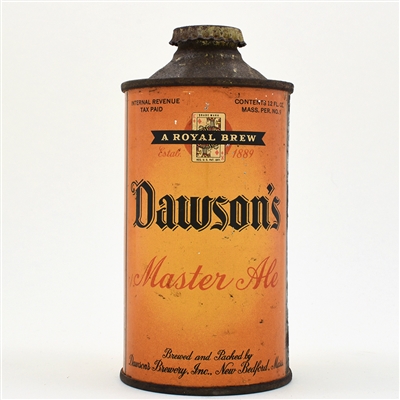 Dawsons Master Ale Cone Top 158-26